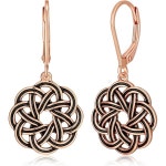 아마존 에센셜 실버 드롭 귀걸이 경량 하이포알러제닉 S2AH49A003-RV0CF00 세련된 켈틱 노트 디자인 : 갈렉스