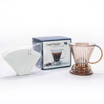 미스터 클레버 커피 드리퍼 핸드드립세트 커피 여과지 100매 뚜껑포함 : 코코비아