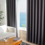 [에타홈][올댓하우스]호텔라인 그레이 암막커튼 나비주름 민자 아일렛(택1) : 에타 집에 관한 모든 것