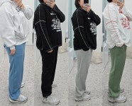 와이드 스트링 팬츠 : 빅쁨