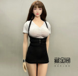 1/6 CangJinGe Toys 여성 멜빵스커트 셔츠  CJG-062 12인치피규어루즈 : 꿀템마을