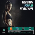 CYCPLUS H1 심박수 모니터 손목 밴드 암 BLE ANT 사이클링 액세서리 GPS 자전거 컴퓨터용 : 에스에이치 터치