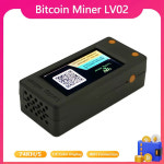 럭키 마이너 LV02 비트코인 74KH/S SHA256 BTC 솔로 복권 장치 암호화 ASIC 채굴용 사일런트 : 홈앤 상점