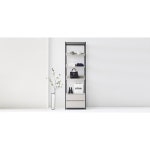 좁은 선반장 서랍 접시 찬장 그릇장 600 홈카페 캐비닛 도자기 세탁실 : 웅희담