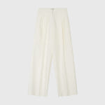 [룩캐스트]아일라 투턱 와이드 팬츠_크림 / ISLA TWO-TUCK WIDE PANTS_CREAM : 룩캐스트 LOOKAST