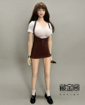 1/6 CangJinGe Toys 여성 멜빵스커트 셔츠  CJG-062 12인치피규어루즈 : 꿀템마을