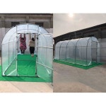 비닐하우스 자재 창고 셀프시공 철제 농작물 터널형 2x3x2m(필름포함) : 혜리종합유통