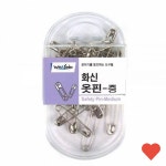 수예용품 중형 옷핀 세트 삔침 브로치 부자재 옷삔 : ZXMart