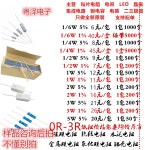 도다도다 2M 측정기 40개 잇템 100 탄소 DIY 필름 2M옴 20개 33옴 1 오색환 금속막 저항 1/8W : 도다도다구매대행