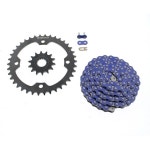 2009-2013년 야마하 YFZ450R YFZ450 블루 체인 및 블랙 스프로켓 1438 98L 모델-GHZ59-F8977의 부품 액세서리 교체 ATVUTV : 볼틱스