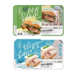 존쿡 터키 슬라이스 250g x 2개 + 닭가슴살 슬라이스 350g x 2개 : 코코드림샵