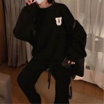 젊은엄마 데일리 맨투맨티 조거 추리닝세트 트레이닝복셋트 30대 PC방 : 스토어비425