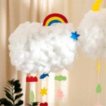 초등학교 체험학습 창의미술 PVC 솜 구름 조명등 만들기 아동센터 키움터 유치원 어린이집 : 코코에비나