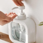샴푸 물비누디스펜서 핸드워시 큐브 주방세제통 리필통 500ml : 뮤프리즘