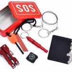 재난용품 응급키트 생존도구 비상 대비 SOS 6종 : 뮤프리즘