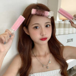헤어롤러 헤어 루트 푹신한 클립 레이지 탑 스타일링 헤어핀 자연스러운 앞머리 컬링 바레트 컬러 도구 2 개 : 호사쇼핑