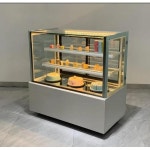 까페 빵 케이크 디스플레이 쇼케이스 진열대 Single-Temperature Bakery Pastry Refrigerator Air-Cooled Glass Door Cake Dis... 