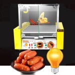 상업용 7 스틱 소시지 기계 자동 다기능 핫도그 대만 소형 로스트 햄 : 이티엔티엔