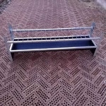 염소 먹이통 농장 가축 여물 건초 스테인레스 농촌 배식통 사료통 길이 1m 너비 0.38m 높이 0.49m : 호윤직구