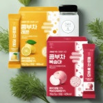 참앤들황토농원 데이앤 콤부차 레몬 5g x 30p + 복숭아 5g x 30p + 보틀 세트, 1세트 : 앙쥬마인