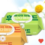 화장지 100매 캡형 24세트 물티슈 : 이레마트206