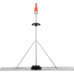 무선 콘크리트 습식 스크리드 21V 무선 콘크리트 진동기 파워 트로웰 콘크리트 진동 스크리드 콘크리트 표면 매끈한 마감 기계 w 59 스크리드... 