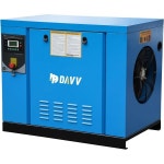 10HP 7.5KW 로터리 스크류 공기 압축기 - 33CFM 최대 압력 125PSI - 460V 3상 60Hz - NPT34 스키드 상업용 공기 압축 시스템 스핀온 공기... 