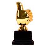 엄지척 황금 미니 트로피 황금 어린이집 유치원 학교 운동회 우승패 스포츠 : 유프베몰