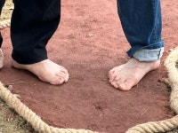 맨발길 숨토 황토길 걷기운동 맨발걷기 어싱 친환경 분갈이 정원 마당 흙밟기 10kg : 생토석스토리