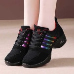 줌바운동화 공연 방송 라인댄스 셔플 쿠션 에어로빅화 1. 블랙 36 : 허브플레이스