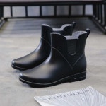 여성패션장화 여자 농사 일 낚시 패션 숏 레인 부츠 장화 코디 여자장마철신발 : 파인샤인