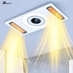 환풍기  듀얼 히트 모듈 환기 선풍기 공기 배출구 음이온 정화 강력한 가정용 욕실 신제품 : K무역