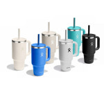 하이드로플라스크 텀블러 올어라운드 트래블 손잡이 빨대 캡 32oz 946ml : AYOS