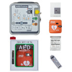 심장충격기 AED 씨유메디컬 자동제세동기 CU SPR 벽걸이형세트 : 한국건강교육-금연흡연예방