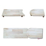 우드핏 오목54볼록35 원목 미니 모니터 받침대 듀얼fgh458 : 셀리스트샵E