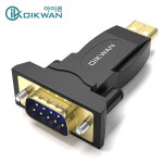 USB TO DB9/M RS232시리얼 통신 변환젠더 컨버터 FTDI 칩셋사용 : 아이퀸