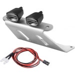 RC카 교체 부품 알씨카 SHEAWA 타미야 CW 01 섀시 범퍼 LED 조명 2개 포함 알루미늄 램프 헤비 듀티 액세서리 : 신나라2호