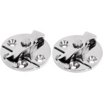 NRCXRC 마린 등급 316 스테인리스 스틸 1-34인치45mm 턴 트위스트 버튼 도어 캐치 래치 캐비닛용 캐비닛 : 무민샵23