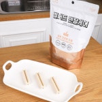 치석제거 개껌 피부건강 100g 덴탈껌 츄잉스틱 델탈스틱 : 와쿠스토어