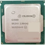 CPU 프로세서 CE G3900 2.8GHz 2M 캐시 듀얼 코어 SR2HV LGA1151 트레이 좋은 성능 고효율 선명한 화질 : 무민샵24