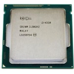 CPU I3 4330 듀얼 c 3.50GHz LGA 1150 SR1NM 데스크톱 프로세서 : 무민샵24