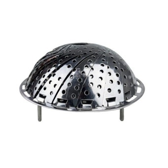 스텐 찜기 중 떡 만두 고구마찜용 접이식 스티머 : 홀리치샵