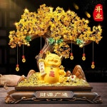 장식품 개업선물 풍수 재물 고양이 돈복 인치 돈나무 행운 두꺼비 집들이선물 돼지 : 온더무역