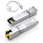 RJ45 트랜시버에 10GBase-T SFP 1팩 Cisco SFP-10G-T-S 등과 호환되는 10G 구리 이더넷 모듈 Cat6aCat7 최대 30m1m3인치FT cat8 케... 