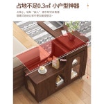 레트로 회전 사이드 테이블 이동식 소파 침대 옆 탁자 70x30x75 회전 테이블 : 경광스토어