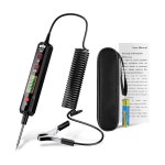 배선 테스터기 전기 전원 전선 경자동 테스트 샤프 프로브가 장착된 HABOTEST 0.8V-100V DC 버저 회로 테스터 손전등이 양방향 전압 자동차...
