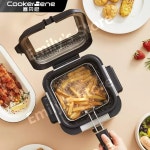 가정용 소형 전기 튀김기 핫바 핫도그 튀김 기계 식탁 : 엠S