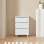 아기방 아기용품 수납 3단 미니 서랍 400 보관용 서랍문 서랍형협탁 수건 : 메종클리닉