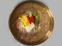 키친아트 금상첨화 티타늄 이중 면기 22cm 냉면기 칼국수 국수 라면 : 세명그릇
