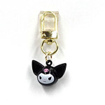 블랙두건 악마소녀 캐릭터 방울 열쇠고리 핸드폰줄 : 스토리베리1